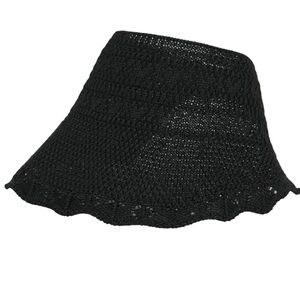 Lulla collection, - Stackable visor Elegant Black Women's Hat